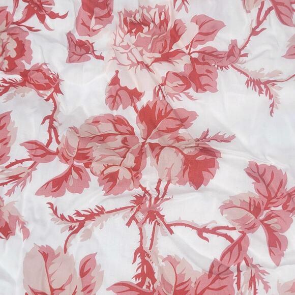 Bardot XXL US 12 AU 16 Eden Red Floral Deep V Neck Cottage Country Sundress NWT - Picture 2 of 12